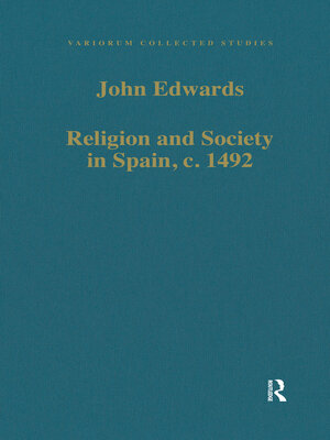 cover image of Religion and Society in Spain, c. 1492